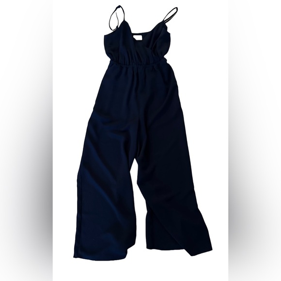 Aritzia Pants - Aritzia Wide-Leg Jumpsuit XXS Navy